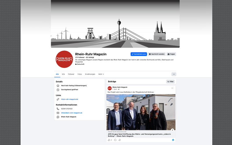 Rhein-Ruhr-Magazin Facebook